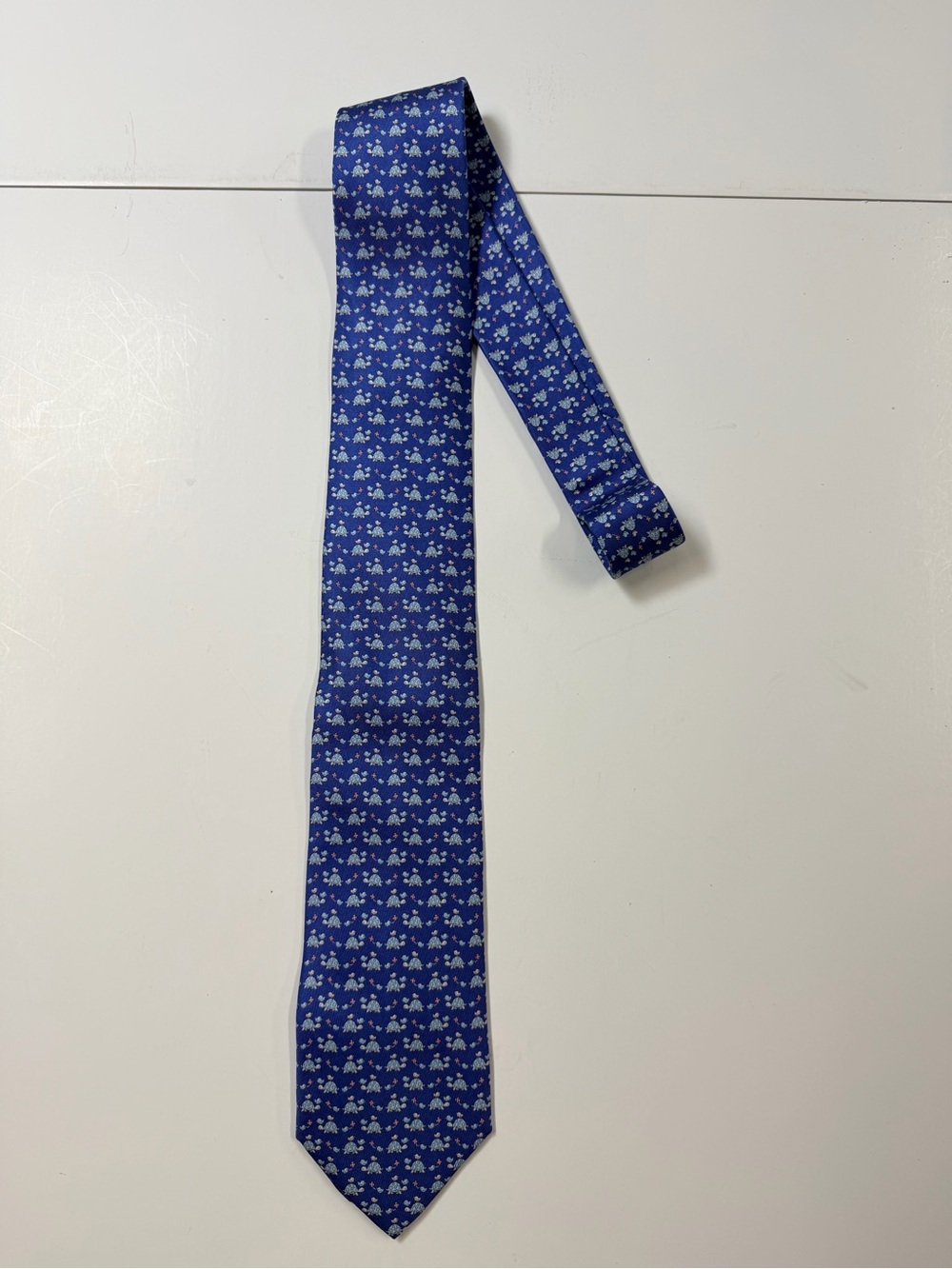 Salvatore Ferragamo Royal Blue Pattern Tie